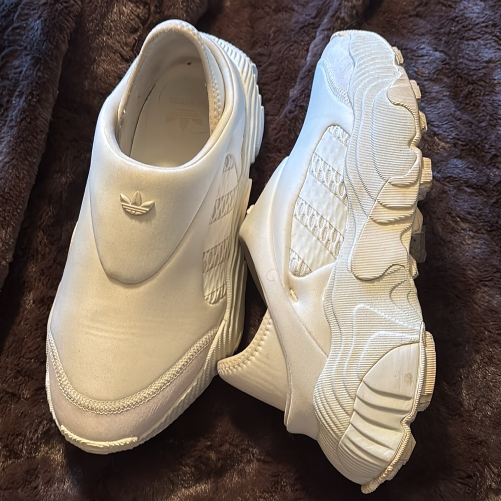 Adidas Men Rovermule Adventure Convertible US Size 9.5 White/Cream #adidasmule